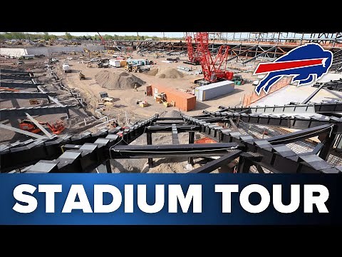 EXCLUSIVE BUFFALO BILLS STADIUM TOUR | Inside construction of the new Highmark Stadium