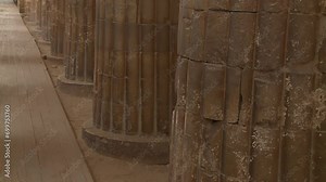 The pyramid of Djoser sometimes called the Step Pyramid of Djoser