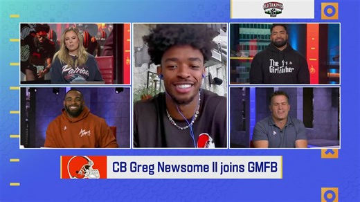 Browns CB Greg Newsome II joins 'GMFB' to discuss QB Dillon Gabriel, playing in London