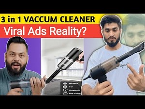 Portable Car Vacuum Cleaner with Blower Review || Cheapest Vacuum Cleaner || Mini Vaccum Cleaner