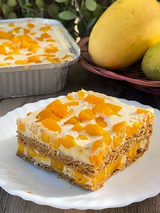 553K views · 9.5K reactions | Making Mango Graham Cake | D Real Cooking | Facebook