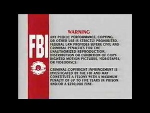 Walt Disney Home Video Warning Screen (1984-1991) (WDW Variant)