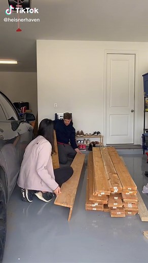 DIY Faux Wood Beam Using Cedar Planks