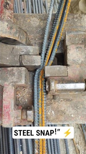 Hydraulic Rebar Cutter in Action! Satisfying Steel Cut #DIY #FixIt #Hack