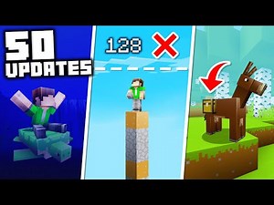 50 UPDATES that changed Minecraft FOREVER!
