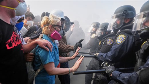 Debate over protest masks raises First Amendment questions