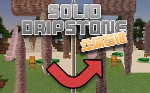 [基岩版材质推荐] 让石锥看起来更加立体，优化游戏体验 - 立体石锥