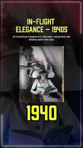 Flying in Style – Air Travel in the 1940s ✈️🧳"