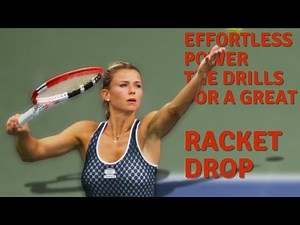 Serve Faster and Easier. How to create a Perfect Racket Drop