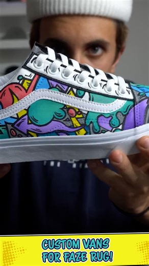 Custom VANS for FaZe Rug! #fblifestyle | MARKO
