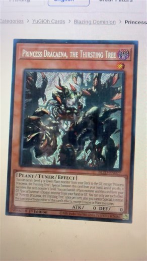 Instant Starter Plant Yu-Gi-Oh Card Eats The Competition