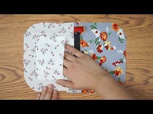 ROUND Pouch with POCKET ❤️ Your New Favorite Pouch with Hidden Pocket - The ELLY POUCH