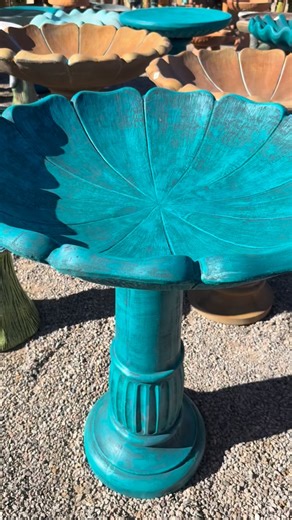 New Arrivals‼️ Concrete bird baths available in a great variety of styles, colors and sizes. Come visit Casa Bonita today. You’ll be glad you did. . . . #birdbath #birdbaths #birdlover #birdsonearth #birds_nature #birdwatching #naturelover #concreteart #concretedecor #outdoordecor #gardendecor #birdmigration #yarddecor #birdfreaks #birdbathing #gardenart #gardeninspo #newmexicobirds #shopsmall #shopsmallbusinesses #lascruces #mesilla #oldmesilla #albuquerque #elpaso #alamogordo #ruidoso #silverc