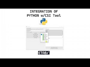 Auto Report Generator Application with Python - ETABS API