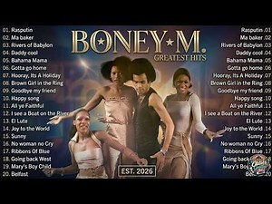 Boney M Hits Compilation - Disco Era Essentials - Featuring Rasputin, Ma Baker and More