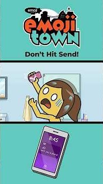 Don't Hit Send! 😰 Full Episode #emojitown #shorts