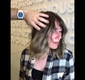 Long Brown Hair Cut And Coloring