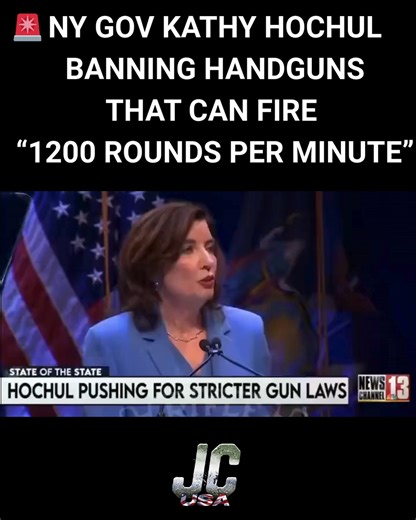 Jay Costa on Instagram: "🚨 CLUELESS - NY Governor Kathy Hochul CLEARLY has NO CLUE what she is talking about, as she recently stated that New Yorkers "will no longer sell handguns that can be converted into semi automatic machines able to fire 1200 rounds a minute." Governor Hochul, who only is in office because she was ORDAINED after the NY Democratic Party kicked Andrew Cuomo to the CURB, will push for "Common Sense Gun Safety Laws" while spewing this nonsense. Education: Almost ALL handguns 