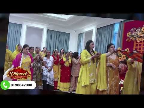The Haldi Function Is Vibrant Indian Pre- wedding ceremony