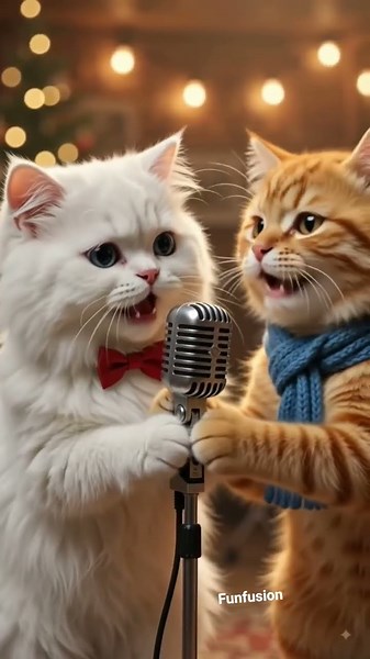 😻 Cat Duet Song 🎤 | Cute Cat Singing Together 😂duet, cat duet song, cute cat duet, funny cat duet,