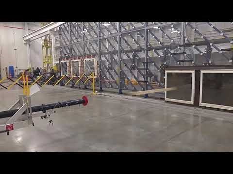 Large Missile impact Test on Window Glass