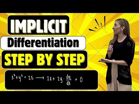Implicit Differentiation Demystified | Calculus 1 — The Chain Rule You’ve Been Using All Along