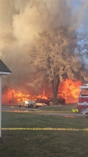 Pole barn went up don't really no why.