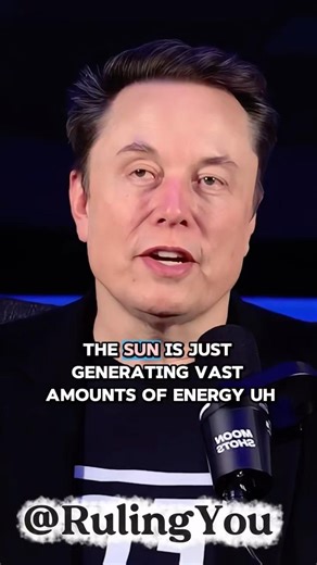 Elon Musk says the sun generates massive amounts of free energy that goes unused #Shorts #elonmusk