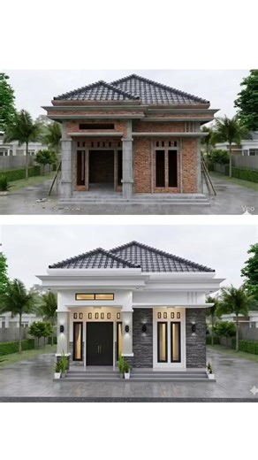 Desain Rumah Minimalis Atap Limas Modern