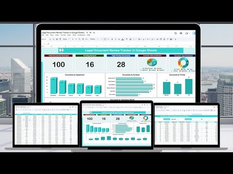 Legal Document Review Tracker in Google Sheets