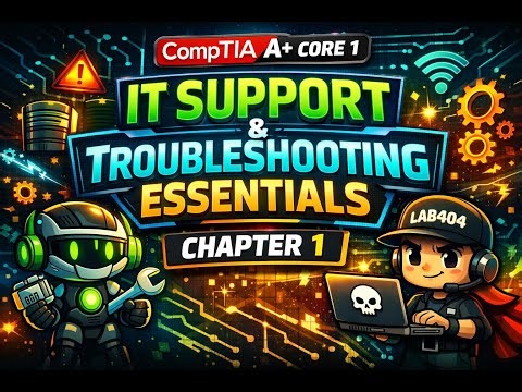 IT Support & Troubleshooting Essentials | CompTIA A+ Core 1 (220-1201) Chapter 1
