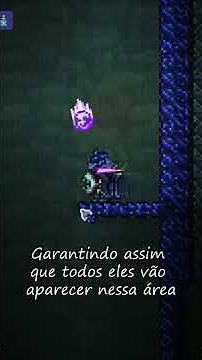 A Mob Farm mais Fácil do Terraria #terraria #terrariabrasil #tutorial