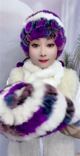 OMG! Luxury Faux Fur Winter Hat 😍 2-in-1 Balaclava + Scarf | Viral Winter Fashion 2026 #shorts