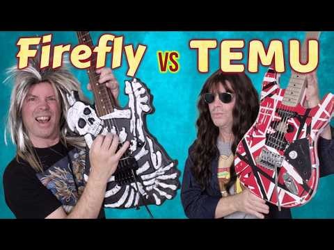 Firefly Bone Shredder vs TEMU Frankenstrat...which one would YOU get? Lynch vs Eddie, who wins?