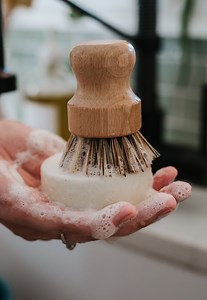 Organic Solid Dish Soap | Zero Waste | Sustainable | Clean Ingredients | Plastic Free - Etsy
