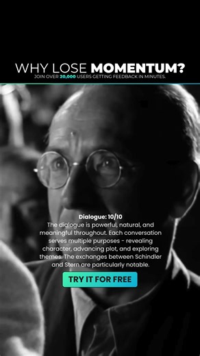 Tired of waiting for feedback? Take your screenplay from draft to industry-ready with Greenlight Coverage – the ultimate tool trusted by thousands of writers. Here's why it's a game-changer: ✅ Receive feedback in minutes: No more waiting! Get instant, actionable insights to improve your script. ✅ Detailed coverage report: Comprehensive analysis of strengths, weaknesses, structure, characters, and dialogue. ✅ In-depth answers to your questions: Get professional support and clarity on feedback so 