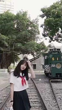 JAPAN ANIME COSPLAY FANTASY - 女子高生 JK セーラー服 /駅 /列車 SERIES (คอสเพลย์/ 코스프레 /コスプレ ) - MULI SAN #SHORTS