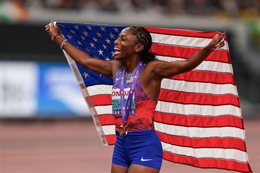 With Melissa Jefferson-Wooden clocking 4th fastest time in history, here’s the updated top 10 fastest women's 100m times