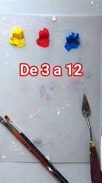 👉 From 3 to 12 colors: The ultimate mixing hack #colormixing #art #art #shorts #arthacks