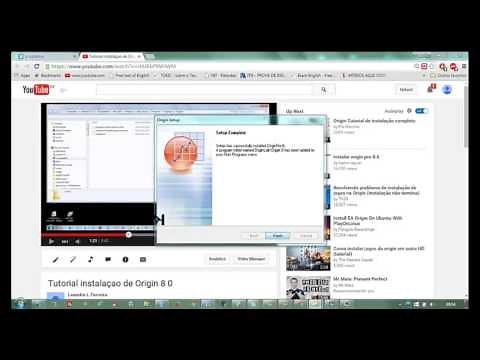 Tutorial: como instalar ou reinstalar o Origin 8.0 e como ligar o gráfico entre o word e Origin?