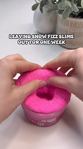 1.7K views · 38 reactions | ✨ Leaving snow fizz slime out for one week ✨ the asmr is so good!! Which texture should I leave out next?!#ammaslimes #crunchyasmr #asmr #oddlysatisfying #asmrsounds #smallbusinesscheck #satisfying #sosatisfying | Amma Slimes | Facebook