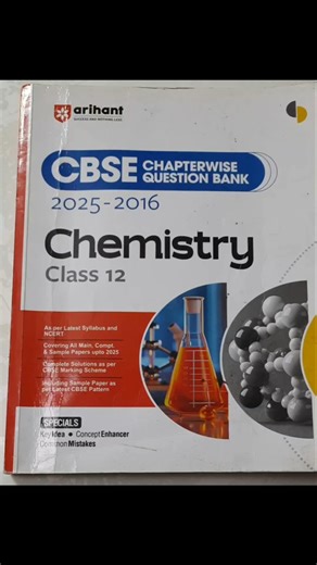 🔥💯 “Crack Chemistry Boards 2026: Best PYQ Book You Need!” #class12 #chemistry #pyq