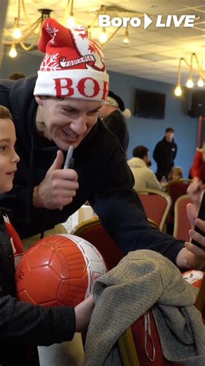 Middlesbrough Football Club | Spreading some festive joy 🎅 | Instagram