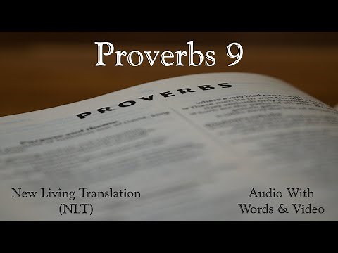 Proverbs 9 - Holy Bible - New Living Translation (NLT) Audio Bible With Video