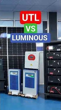 Luminous Solar Inverter vs Utl Solar Inverter | Best Solar Inverter in india 2025