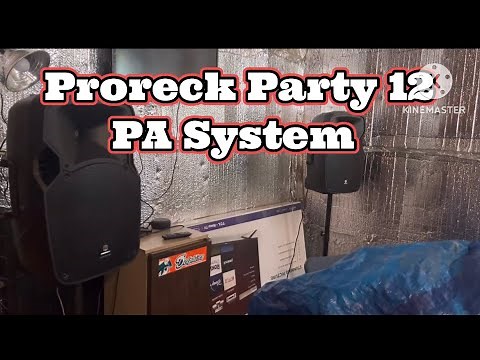 Proreck Party 12 Powered PA Speaker System Follow up Review and Features How to Connect