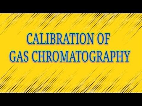 Calibration of gas chromatography || #gaschromatography