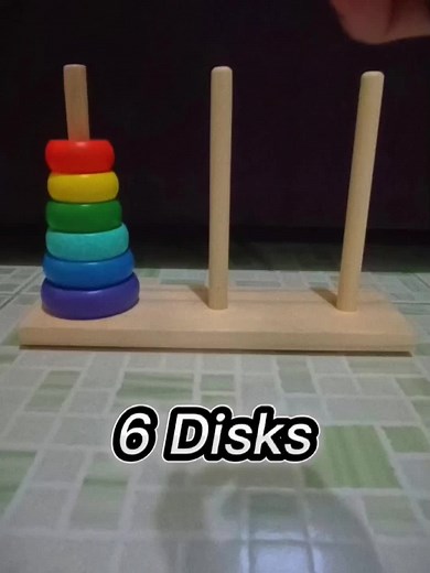 Tower of Hanoi: How to Play with 6 Disks