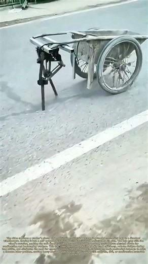 Attaching Mechanical Legs: How a Simple Hack Powers a Wheelbarrow Hands-Free