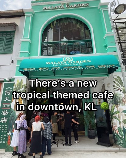 This new tropical-themed cafe in downtown, KL serves pastry and food with a local twist 😍💚 Music: Do It Musician: iksonmusic | KL Foodie